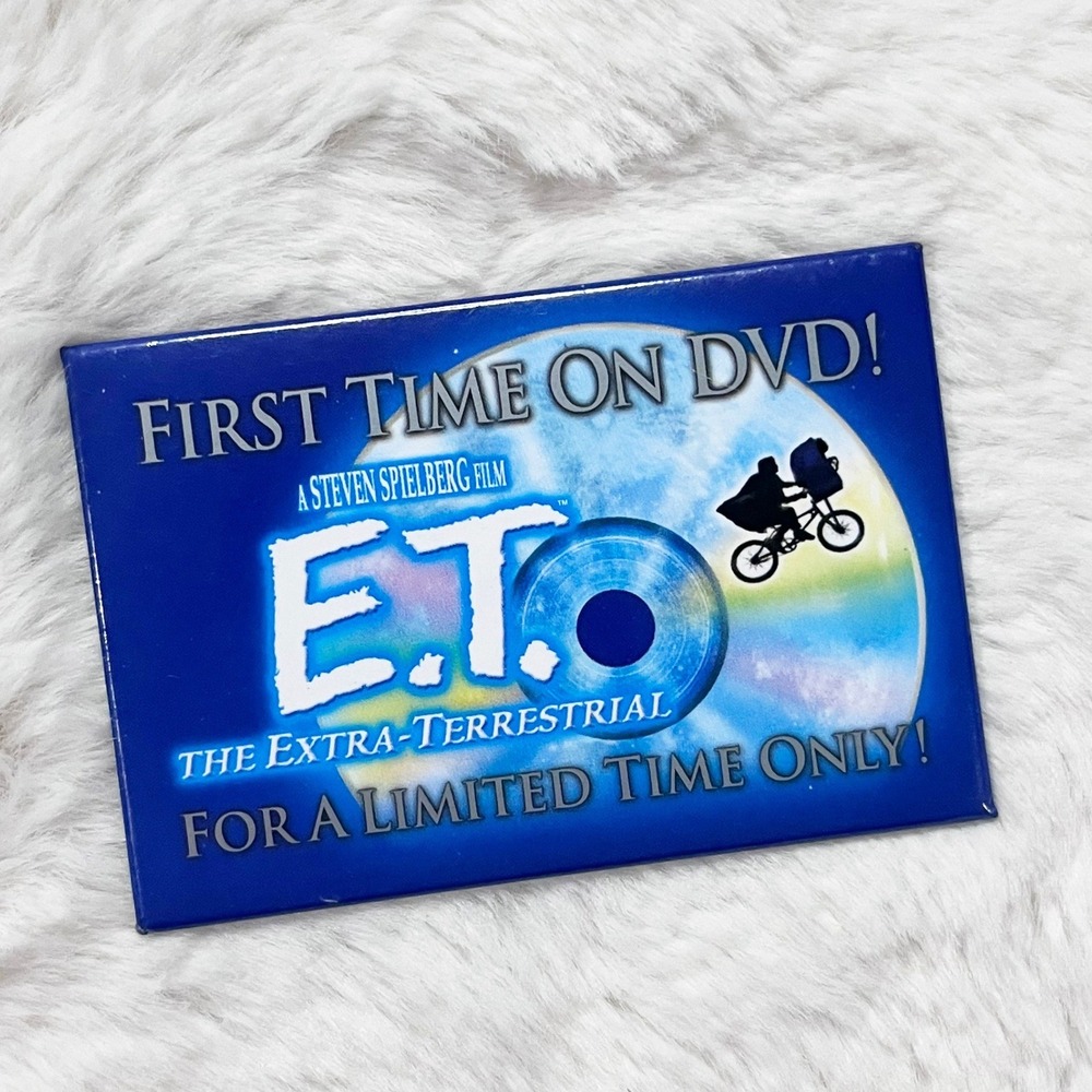 🔮 5/$25 Vintage E.T. The Extra-Terrestrial Pin